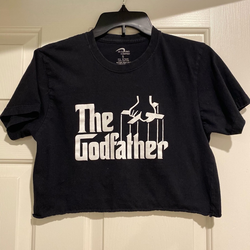 💥The Godfather cropped t shirt small